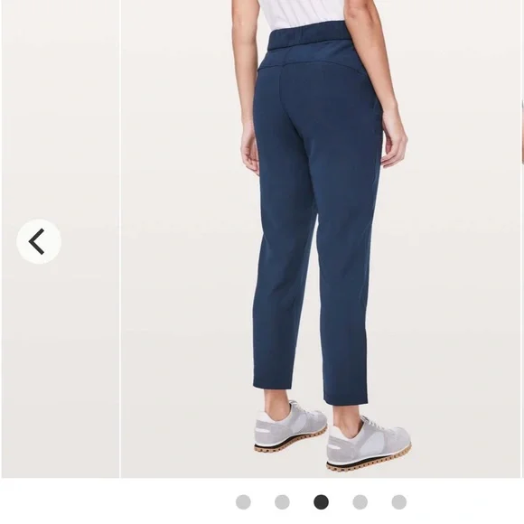 Lululemon"On The Fly Pant * Woven 27 " True Navy - Picture 2 of 14